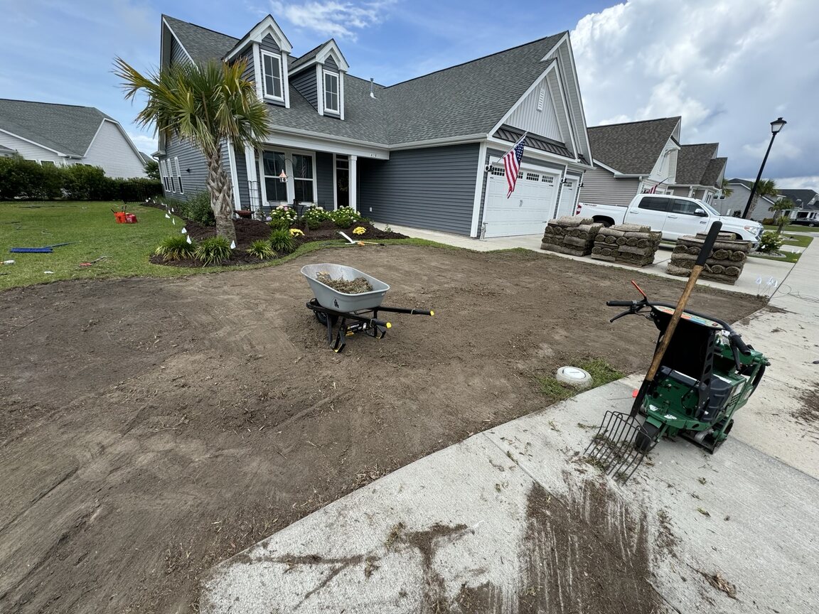 Ground preparation before restoration